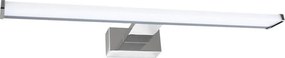 MIRORE LED fürdőszobai tükörvilágítás, 8 W, 230 V, 40 cm, IP44, fényes króm