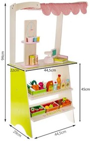 Fa bódé kiegészítőkkel Kruzzel 24888