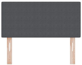 LED Fejtámla Egyszerű Dizájn Sötétszürke 80 cm Corduroy Anyag