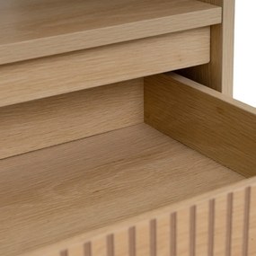 Natúr színű könyvespolc 80x120x40 cm Naroa – Casa Selección