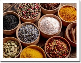 Poszter keretben 40x30 Só Ánizs Fahéj kurkuma