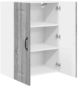 Fali konyhaszekrény Szürke Sonoma 60 x 31 x 80 cm Faanyag