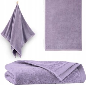 Carlo Törölköző 70X140 Pamut Antibakteriális Ab+ Lila Zwoltex