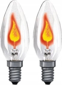 Izzó E14 1,5W Láng villogó 2db – Valódi Tűz Effekt