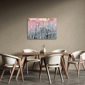Üveg kép - Téli táj (70x50 cm)