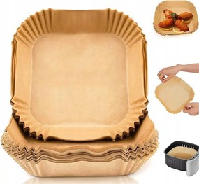 300x AirFryer Zsírmentes Olajsütő Sütőpapír 20x20cm