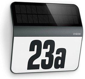 STEINEL 035730 - XSolar LH-N LED napelemes házszám 0,03W IP44