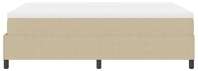 Box Spring Ágy Matraccal Világos Zöld Szürke 140x200 cm Kordbársony Anyag