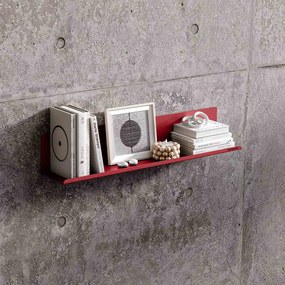 Fali polc JOANNE 700 mm, Modern: piros