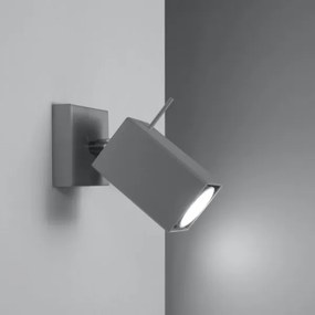 Sollux SL.0455 - MERIDA 1xGU10/40W/230V fali spotlámpa, szürke