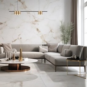 Csillár zsinóron GENESIS 5xGU10/8W/230V arany