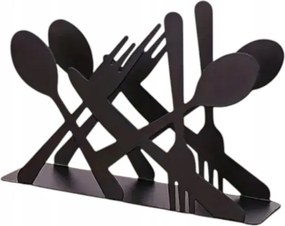 SZALVÉTAtartó szalvétatartó evőeszköz alakú fém tartó