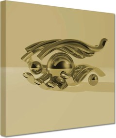 Vászonkép 60x60 Szépia gömbök