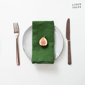 Len szalvéta szett 2 db-os 40x40 cm True Green – Linen Tales