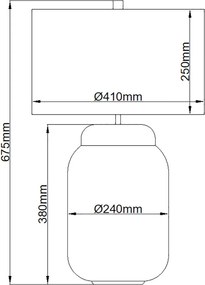 Quintiesse SOLA QN-SOLA-TL-L-BLU Asztali lámpa 1x60W/E27 3000k 720LM