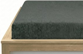 Frottír gumis lepedő EXCLUSIVE zöldesszürke 200x220 cm