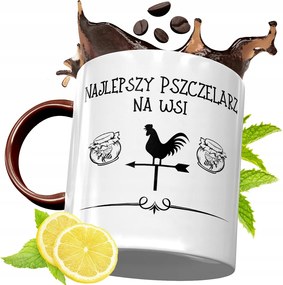 Bordó Bögre Méhésznek Születésnapra Ajándék fényképes nyomattal