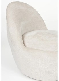 Krémszínű fotel Nash – White Label