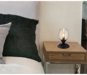 Globo 24007S - Asztal érintős lámpa KUWAITA 1xE14/25W/230V fekete