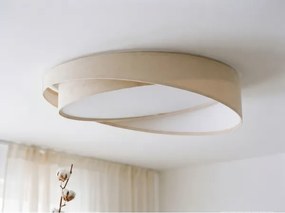 Dimmelhető LED mennyezeti lámpa SM. GALAXY M. LED/24W/230V átmérő 55 cm krémszínű/fehér + távirányító