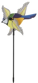 Leszúrható szélforgó, kék cinegés, 91,5 cm