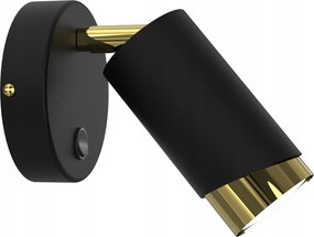 Mozgatható Arany Színű Fali Lámpa Plafonlámpa Spotlámpa GU10 Led