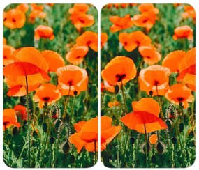 WENKO 2521434500 - elegáns fedőlap virágos/növényes mintával, 30x52 cm, többszínű