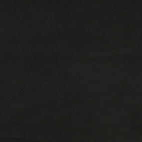 4 db fekete bársony fejtámla 100x5x78/88 cm