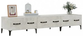 betonszürke szerelt fa TV-szekrény 150 x 34,5 x 30 cm