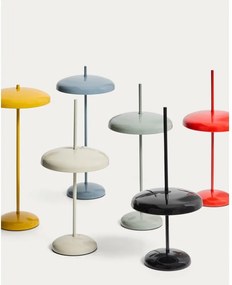 Világoszöld LED dimmelhető asztali lámpa fém búrával (magasság 35 cm) Porte – Kave Home