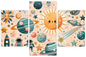 Kép - Darabok az űrből (90x60 cm)