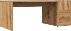 vidaXL kézműves tölgy színű szerelt fa dohányzóasztal 90 x 45 x 35 cm