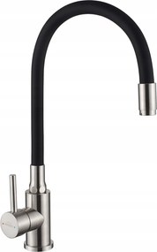 Invena Konyhai Csaptelep Silva, Inox/fekete
