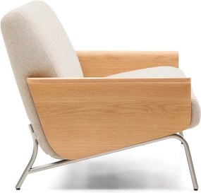 Bézs zsenília kanapé 165 cm Amsen – Kave Home