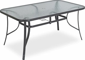 NEBRASKA kerti bútor szett fekete