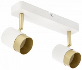 Lámpa Mennyezeti lámpatest ORIO, aluminium, 24.0x5.5x14.0, IP20, 2*GU10, max. 50W, kör, fehér