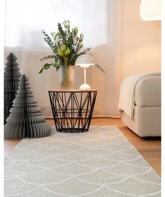 Krémszínű kültéri-beltéri futószőnyeg 70x150 cm Kotte Linen – Pappelina