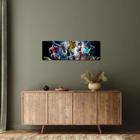 Kép - sport (órával) (90x30 cm)
