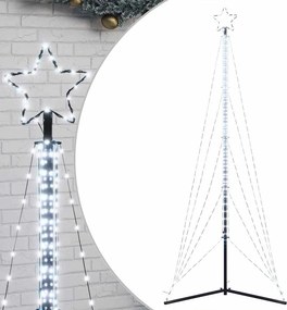 vidaXL hideg fehér LED karácsonyfa 525 LED 302 cm