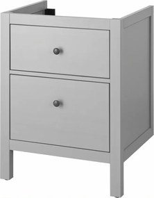 Ikea Hemnes Mosdó alatti szekrény 2 fiókkal, szürke, 60x47x83 cm