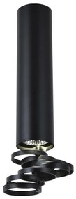 Candellux Csillár TUBA 1xGU10/50W/230V fekete CA0363