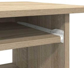 vidaXL sonoma tölgy színű szerelt fa íróasztal 80 x 45 x 74 cm