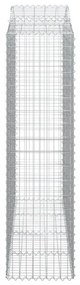 3 db íves horganyzott vas gabion kosár 200x50x180/200 cm