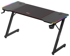 Zondo PC asztal Hyperion 3.3 (fekete + többszínű) (LED világítással). 1087506
