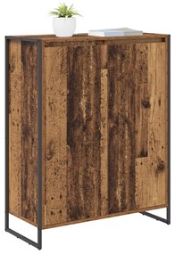 Cipőszekrény tárolóval ajtóval Öreg fa 79 x 36 x 100 cm Faanyag