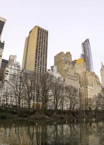 Poszter 20,5x28,4cm Központi park Manhattan panorámával 3, Assaf Frank