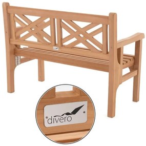 DIVERO Kerti pad összecsukható 120 cm