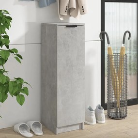 betonszürke szerelt fa cipősszekrény 30 x 35 x 100 cm