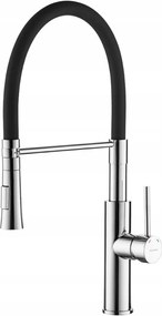 Konyhai Csaptelep 2 Funkciós Gumi Kifolyócső Króm