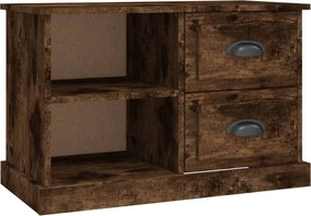 vidaXL füstös tölgy színű szerelt fa TV-szekrény 73x35,5x47,5 cm